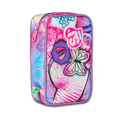 Picture of SJ GANG SPEED CASE TINYPATCH FILLED PENCIL CASE